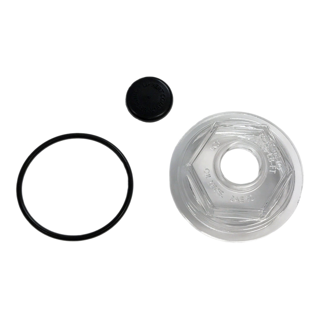 CURT 695814 Trailer Axle Oil and Dust Cap - 8,000 lbs. Clear
