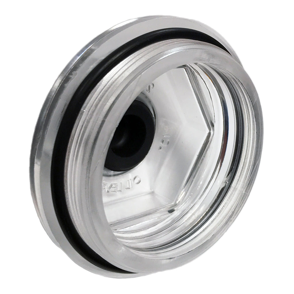 CURT 695814 Trailer Axle Oil and Dust Cap - 8,000 lbs. Clear