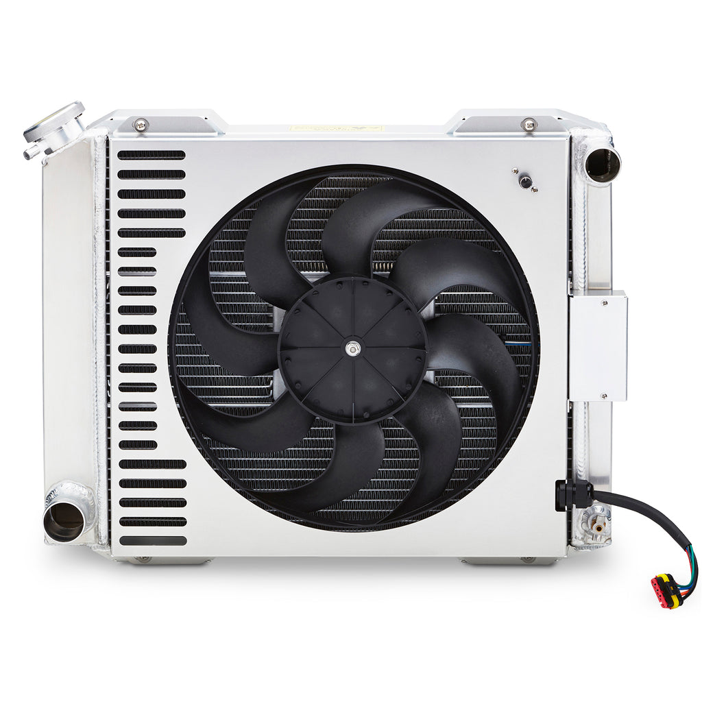 Proform 69590-17 Slim-Fit Radiator System, Universal, Ford Style, 17-inch Core, Manual Trans