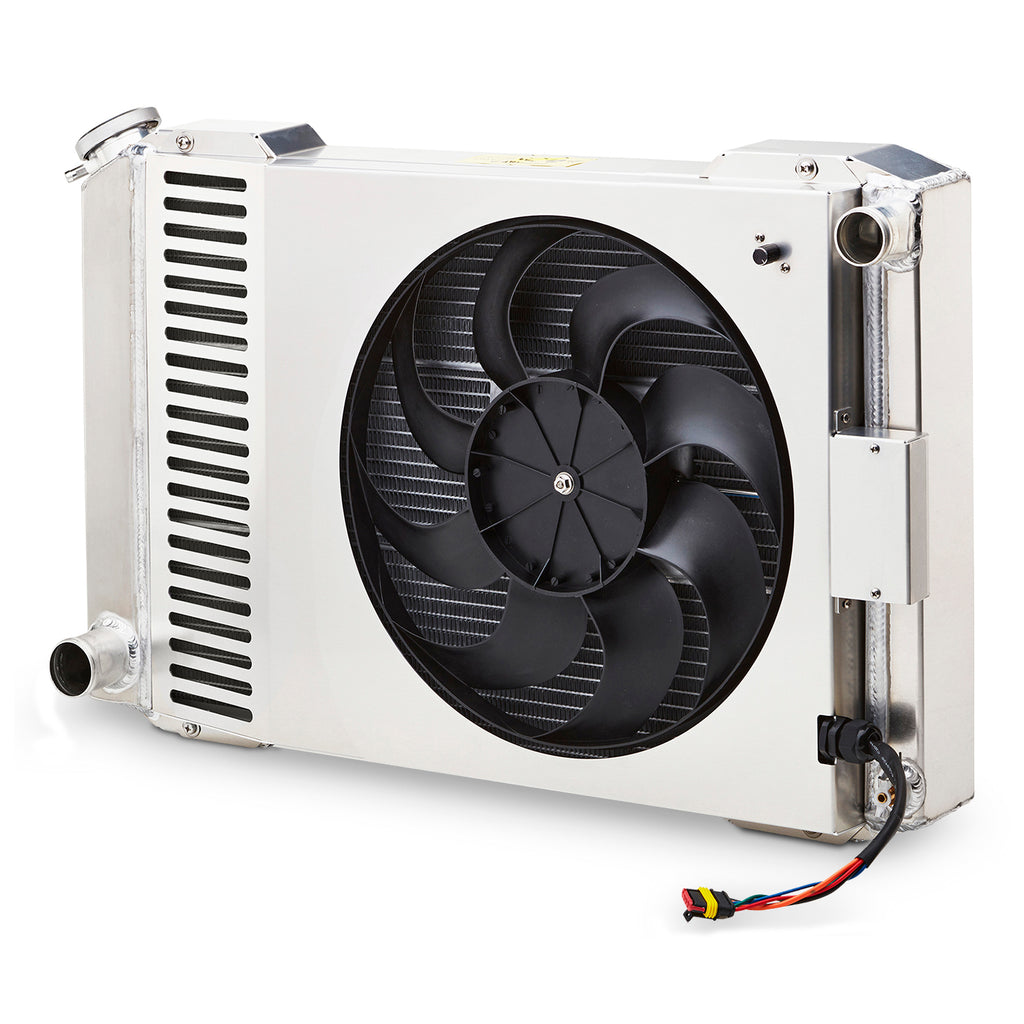 Proform 69590-23 Slim-Fit Radiator System, Universal, Ford Style, 23-inch Core, Manual Trans