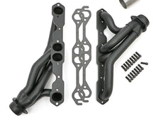 Load image into Gallery viewer, Hedman Hedders 69643 Black Mid-Length Swap Headers For Chevy 283-400 in 87-95 Wrangler for Select Jeep Wrangler