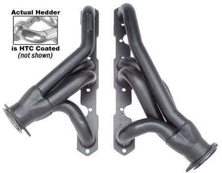 Hedman Hedders 69646 Silver Mid-Length Swap Headers For SB Chevy into 87-95 Wrangler for Select Jeep Wrangler