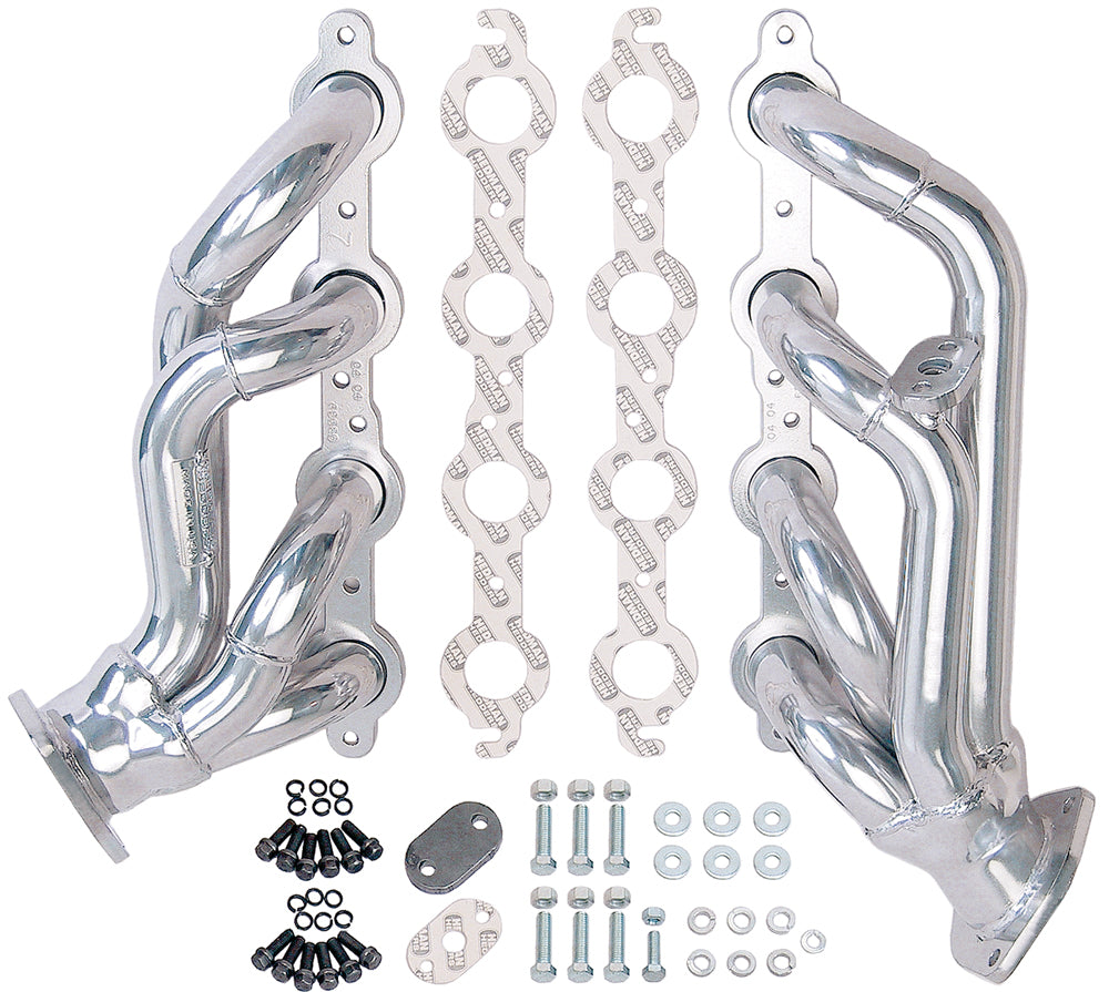 Hedman Hedders 69696 Silver EO Headers for '99-07 GM 2WD-4WD Truck or SUV w/LS Engine for Select Cadillac Escalade, Chevrolet Avalanche, Chevrolet Avalanche 1500, Chevrolet Silverado 1500, Chevrolet Silverado Classic, Chevrolet Silverado 2500, Chevrolet