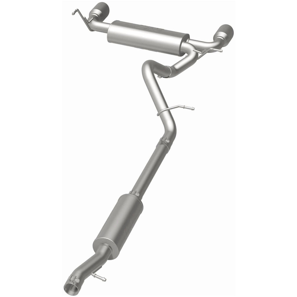 MagnaFlow Exhaust Products 19327 Street Series Black Coated Cat-Back System for Select Jeep Wrangler, Jeep Wrangler JK