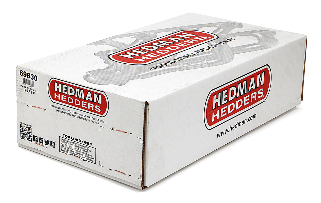 Hedman Hedders 69830 HD Silver Long-Tube Headers For 67-91 GM 4WD Trucks with 283-400 for Select Chevrolet Blazer, Chevrolet K10, Chevrolet K10 Pickup, Chevrolet K10 Suburban, Chevrolet K1500, Chevrolet K20, Chevrolet K20 Pickup, Chevrolet K20 Suburban,