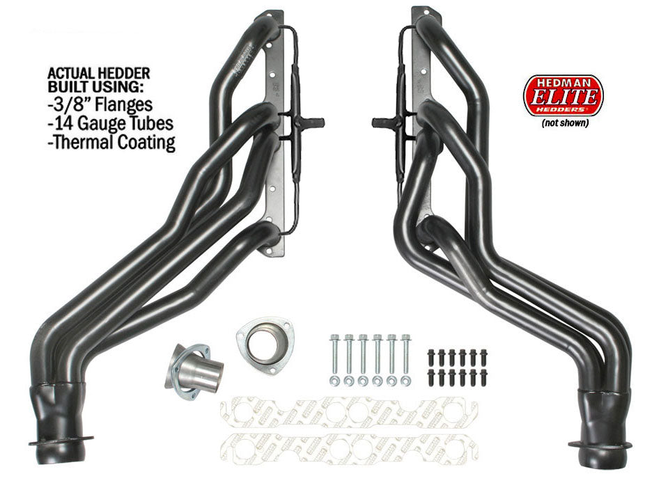 Hedman Hedders 69841 HD SILVER LONG E.O. HEADERS For 88-95 5.0-5.7L GM TRUCKS With A.I.R. for Select Chevrolet C1500, Chevrolet C2500, Chevrolet C3500, Chevrolet K1500, Chevrolet K2500, Chevrolet K3500, Chevrolet R20, Chevrolet R2500, Chevrolet R30,