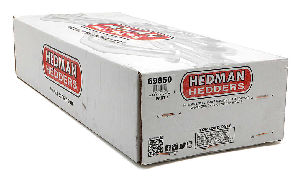 Hedman Hedders 69850 HD Silver Long-Tube Headers For '88-95 GM 2WD 25-3500 7.4L Trucks for Select Chevrolet C2500, Chevrolet C3500, Chevrolet R20, Chevrolet R2500, Chevrolet R30, Chevrolet R3500, GMC C2500, GMC C3500, GMC R2500, GMC R3500