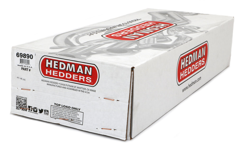 Hedman Hedders 69890 HD Silver Long-Tube Headers For 67-91 GM 283-400 2WD/4WD Trucks for Select Chevrolet C10, Chevrolet C10 Pickup, Chevrolet C10 Suburban, Chevrolet C20, Chevrolet C20 Pickup, Chevrolet C20 Suburban, Chevrolet C30, Chevrolet C30 Pickup,