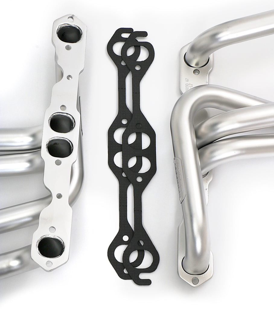 Hedman Hedders 69890 HD Silver Long-Tube Headers For 67-91 GM 283-400 2WD/4WD Trucks for Select Chevrolet C10, Chevrolet C10 Pickup, Chevrolet C10 Suburban, Chevrolet C20, Chevrolet C20 Pickup, Chevrolet C20 Suburban, Chevrolet C30, Chevrolet C30 Pickup,