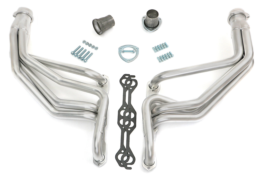 Hedman Hedders 69890 HD Silver Long-Tube Headers For 67-91 GM 283-400 2WD/4WD Trucks for Select Chevrolet C10, Chevrolet C10 Pickup, Chevrolet C10 Suburban, Chevrolet C20, Chevrolet C20 Pickup, Chevrolet C20 Suburban, Chevrolet C30, Chevrolet C30 Pickup,
