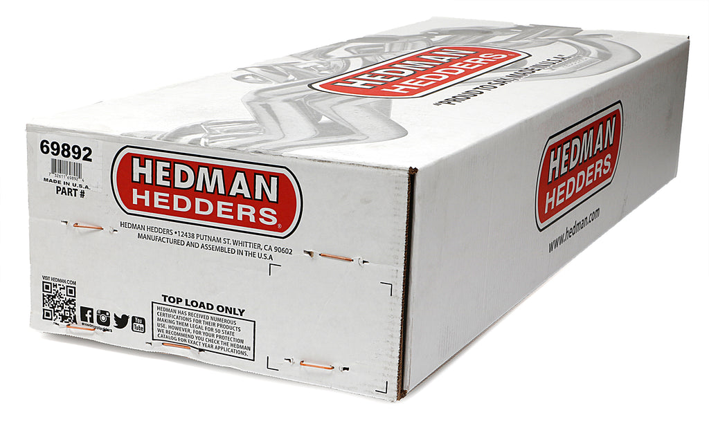 Hedman Hedders 69892 HD Silver Long-Tube Clutch Headers For 67-91 GM 283-400 Truck/SUV for Select Chevrolet C10, Chevrolet C10 Pickup, Chevrolet C10 Suburban, Chevrolet C20, Chevrolet C20 Pickup, Chevrolet C20 Suburban, Chevrolet C30, Chevrolet C30