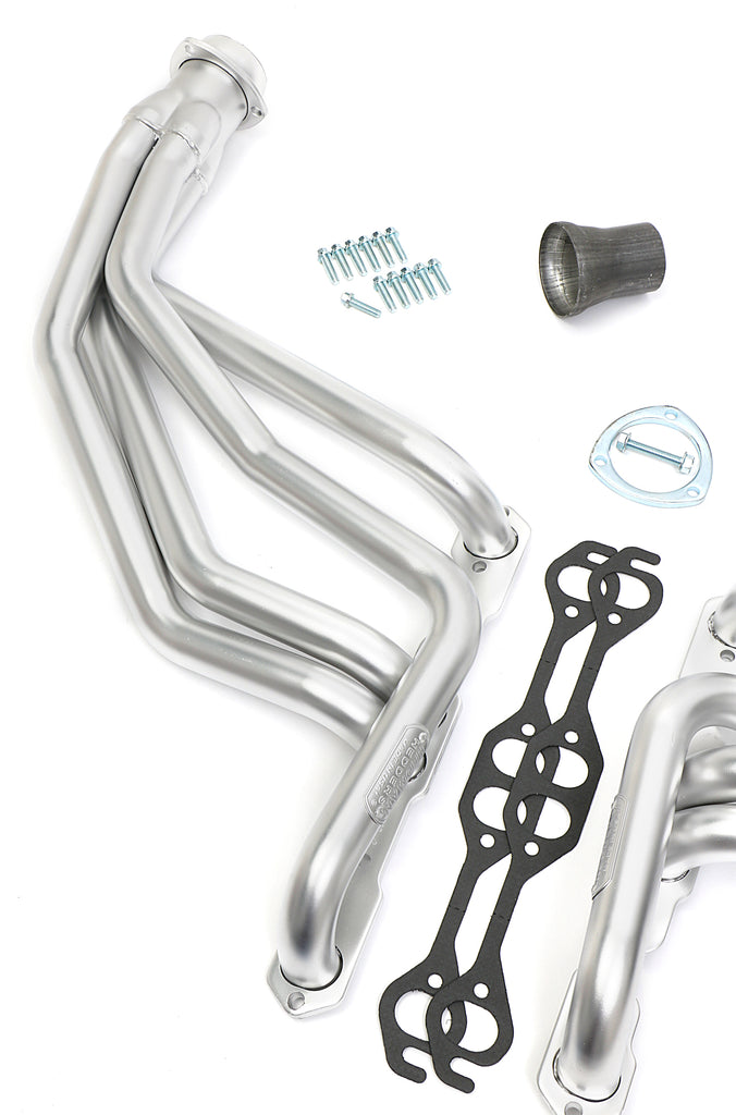 Hedman Hedders 69892 HD Silver Long-Tube Clutch Headers For 67-91 GM 283-400 Truck/SUV for Select Chevrolet C10, Chevrolet C10 Pickup, Chevrolet C10 Suburban, Chevrolet C20, Chevrolet C20 Pickup, Chevrolet C20 Suburban, Chevrolet C30, Chevrolet C30