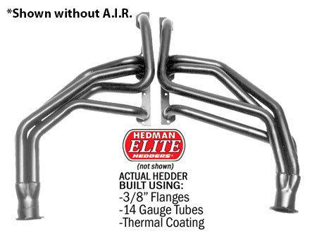 Hedman Hedders 69893 HD SILVER LONG CLUTCH E.O. HEADERS For 67-91 GM 283-400 TRUCKS With A.I.R. for Select Chevrolet Blazer, Chevrolet C10, Chevrolet C10 Pickup, Chevrolet C10 Suburban, Chevrolet C1500, Chevrolet C20, Chevrolet C20 Pickup, Chevrolet C20