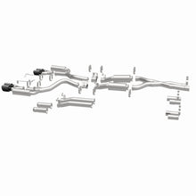 Load image into Gallery viewer, MagnaFlow Exhaust Products 19536 xMOD Series Carbon Fiber Tips Cat-Back System for Select Dodge Challenger