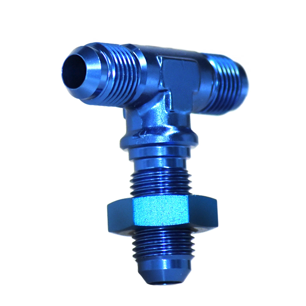 -6An-Blu-Bulkhead-Flare-Tee