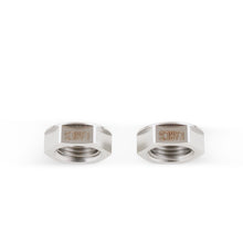 Load image into Gallery viewer, 6An-Flanged-Bulkhead-Nut,-S.S.,-2-Pk