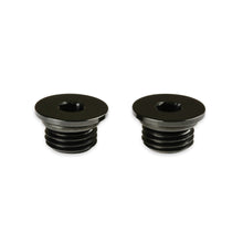 Load image into Gallery viewer, -6An-Low-Profile-Port-Plug,-Black,-2Pk