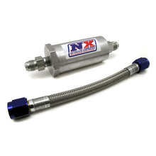 Load image into Gallery viewer, 6An-Pure-Flo-N2o-Filter--7-Stainless-Hose-(Lifetime-Cleanable)