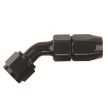 Load image into Gallery viewer, -6An-X-45-Blk-Hose-End