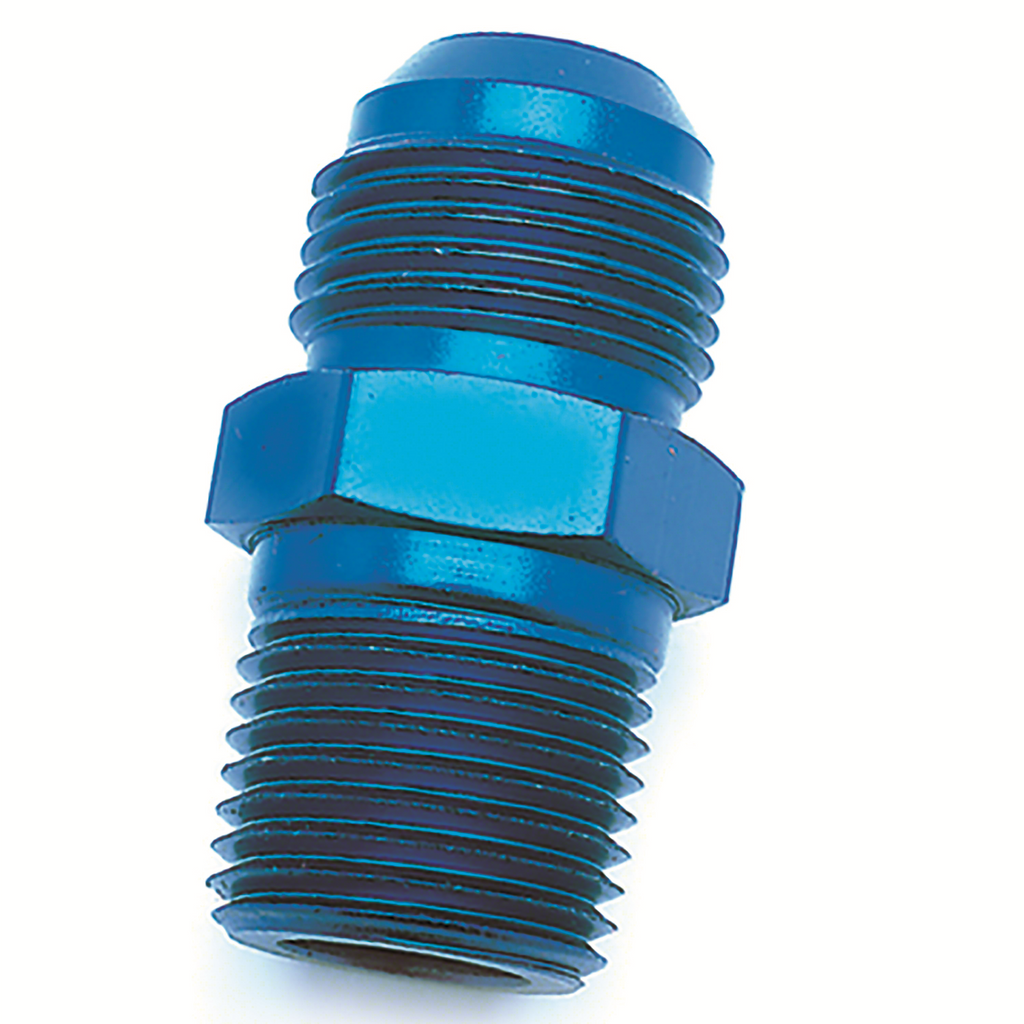 -6An-X14Nptf-Blu-St-Fl-To-Pipe-Adp