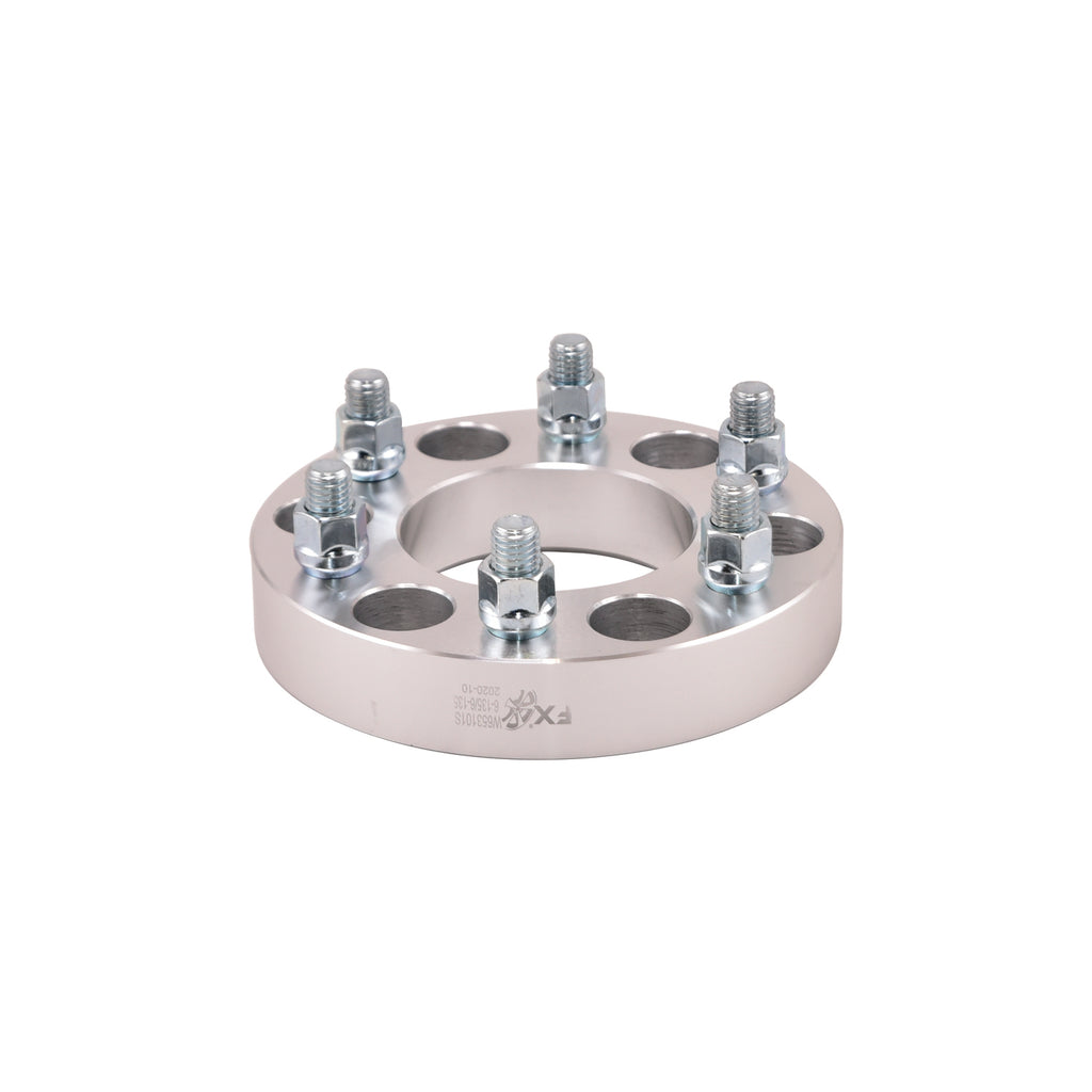 6X135mm6X5.31-In-Bolt-Pattern-1.25-In-Thick-87.10Mm-Hub-Silver-Alum-Set-Of-2
