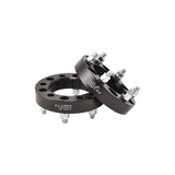 TRAILFX W655001B 6x139.7mm/6x5.50 In Bolt Pattern 1.25 In Thick 108mm Hub Black Alum Set Of 2