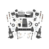 Rough Country 29770 6.0 Inch GM Suspension Lift Kit w/ V2 Shocks 01-10 2500HD 4WD