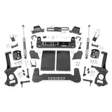 Rough Country 22931D 6.0 Inch Suspension Lift Kit Strut Spacers Diesel 19-20 GMC 1500 PU 4WD/2WD