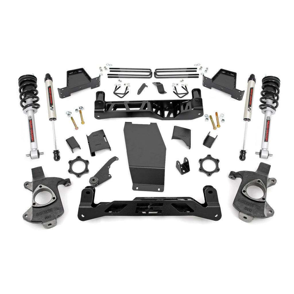 6.0-Inch-Gm-Suspension-Lift-Kit-W-N3-Sruts-And-V2-Monotube-14-18-1500-Pu-4Wd-Aluminum-Rough-Country