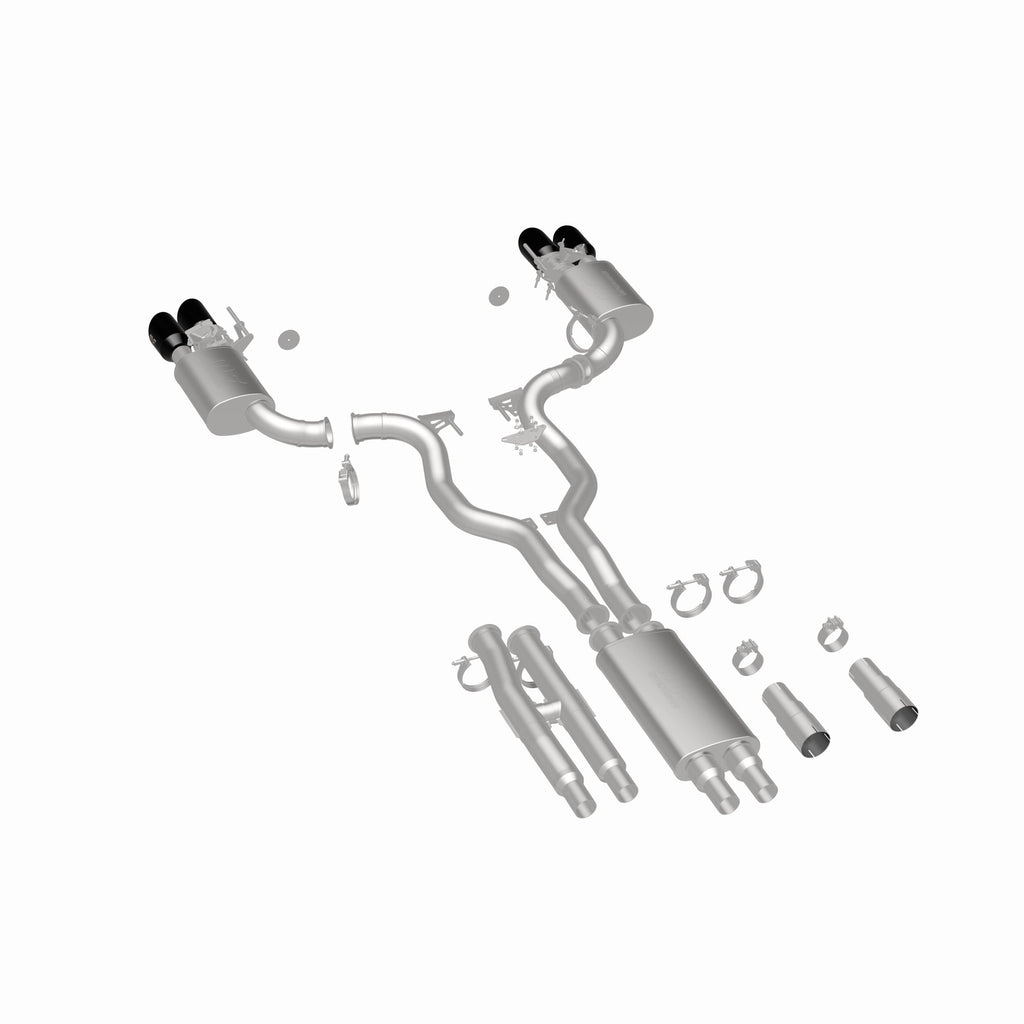 MagnaFlow Exhaust Products 19646 xMOD Series Black Chrome Tips Cat-Back System for Select Ford Mustang