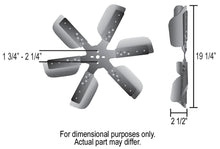 Load image into Gallery viewer, 19-Heavy-Duty-Stainless-Steel-Reverse-Rotation-Flex-Fan,-Chrome-Hub