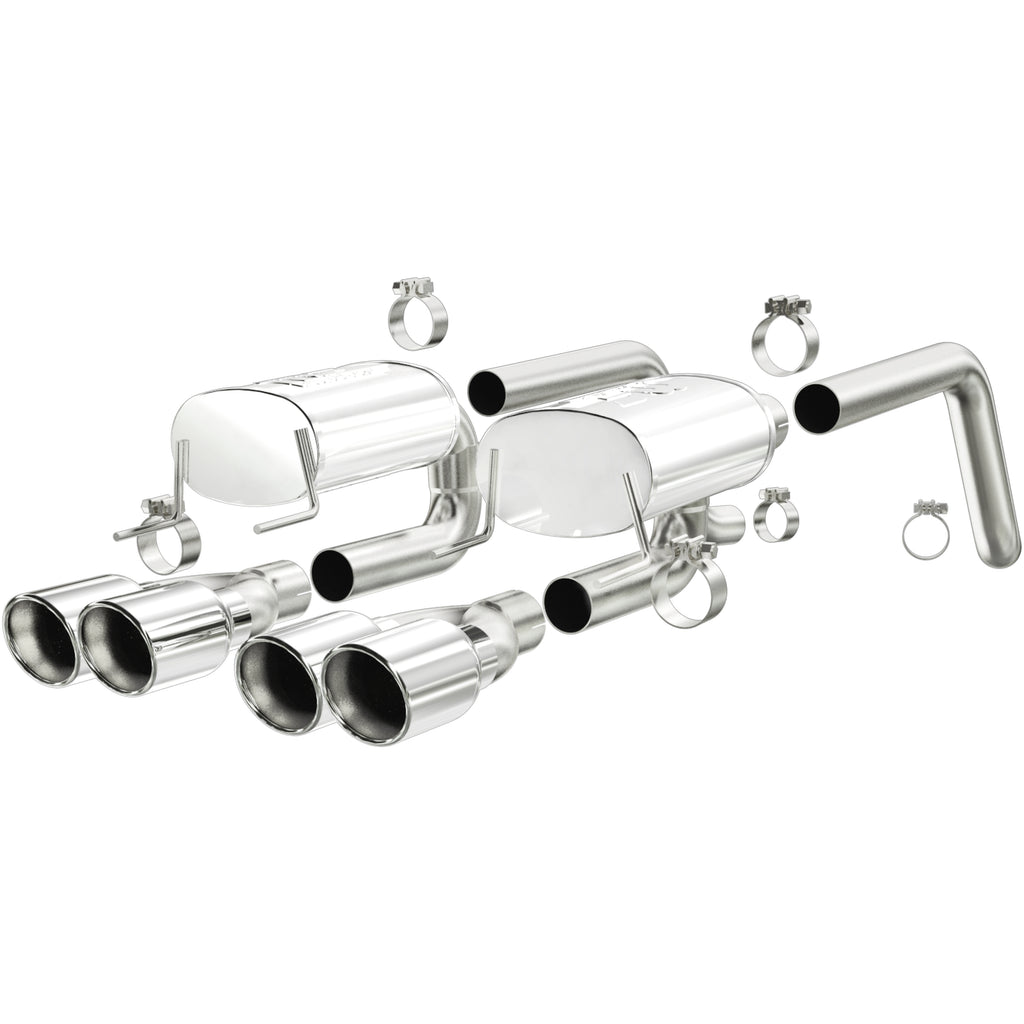 MagnaFlow Exhaust Products 15886 Street Series Polished Axle Back System for Select Chevrolet Corvette