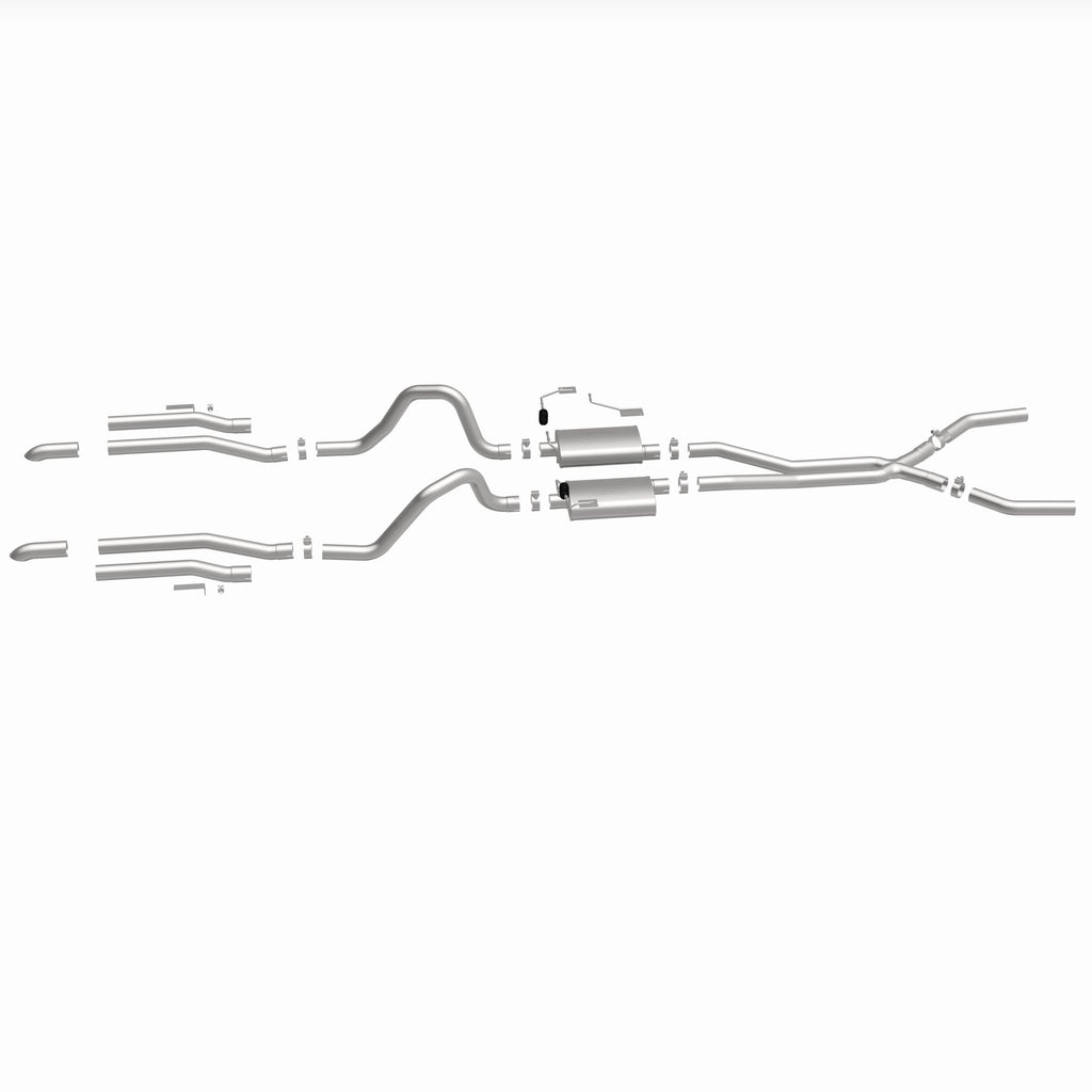 MagnaFlow Exhaust Products 19303 Street Series Polished System for Select Chrysler Cordoba, Dodge 330, Dodge 440, Dodge Charger, Dodge Coronet, Dodge Dart, Dodge Magnum, Dodge Monaco, Dodge Polara, Plymouth Belvedere, Plymouth Fury, Plymouth GTX,