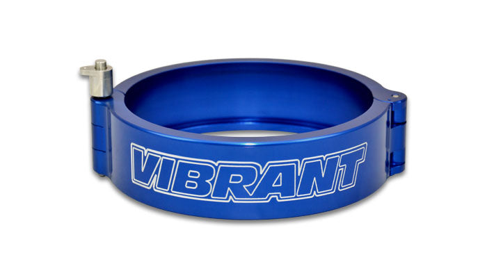 Hd-Quick-Release-Clamp-With-Pin-For-3.5-Od-Tubing---Anodized-Blue