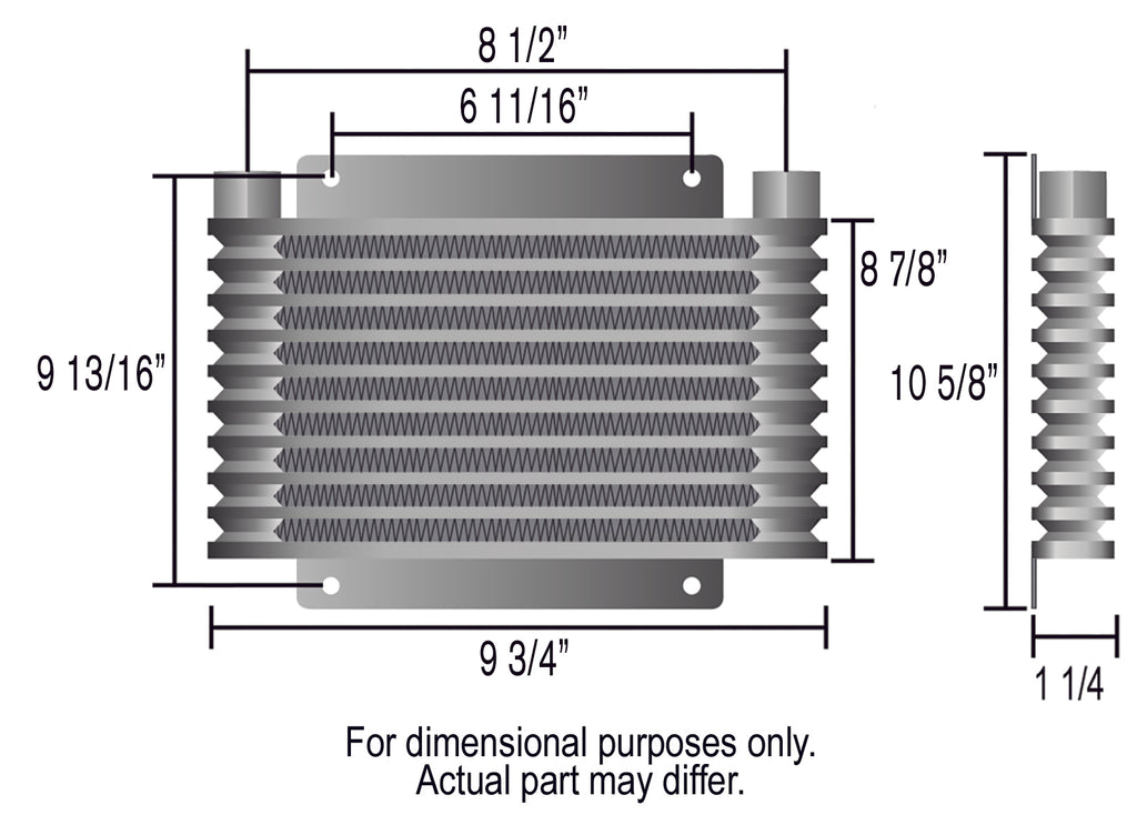 17-Row-Series-9000-Plate--Fin-Cooler,-12-Npt