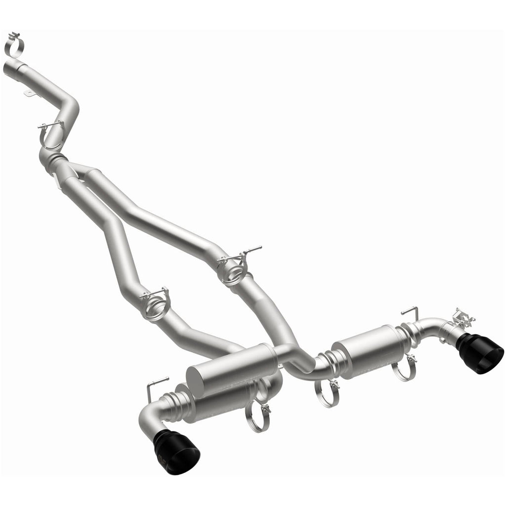 MagnaFlow Exhaust Products 19707 SPEQ Series Black Chrome Cat-Back System for Select Toyota GR Supra