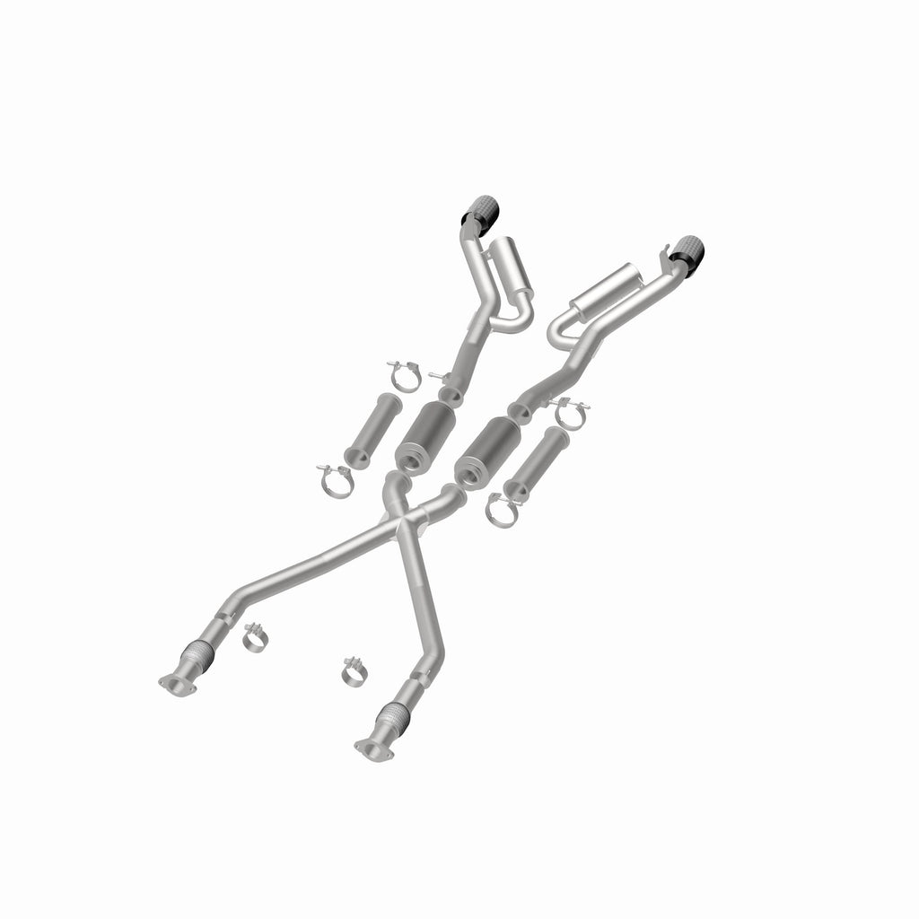 MagnaFlow Exhaust Products 19593 xMOD Series Carbon Fiber Tips Cat-Back System for Select Nissan Z