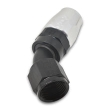 Load image into Gallery viewer, Performance--4-An-BlackSilver-45-Degree-Full-Flow-Hose-End