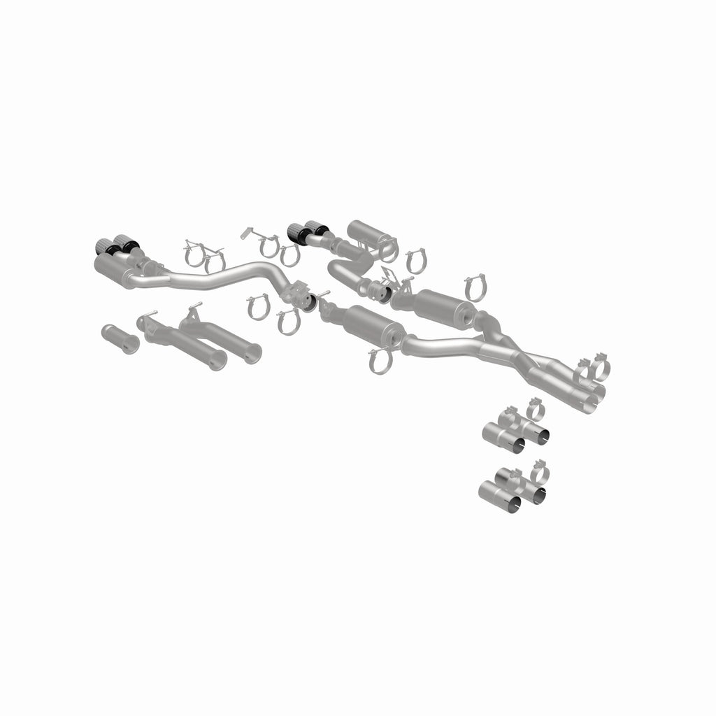 MagnaFlow Exhaust Products 19536 xMOD Series Carbon Fiber Tips Cat-Back System for Select Dodge Challenger