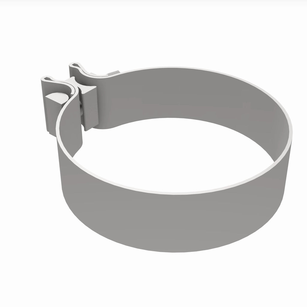 MagnaFlow Exhaust Products 10166 10 pk - Lap Joint Band Clamp - 4.00in.