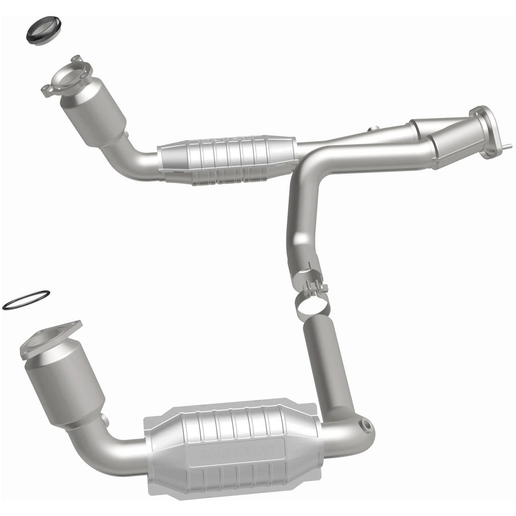 MagnaFlow Exhaust Products 458062 California CARB Direct-Fit Catalytic Converter for Select Cadillac Escalade, Chevrolet Avalanche 1500, Chevrolet Silverado 1500, Chevrolet Suburban 1500, Chevrolet Tahoe, GMC Sierra 1500, GMC Yukon, GMC Yukon XL