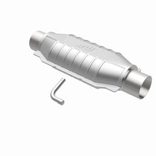 Load image into Gallery viewer, MagnaFlow Exhaust Products 94024 Standard Grade Universal Catalytic Converter for Select Chrysler Cordoba, Chrysler Fifth Avenue, Chrysler Imperial, Chrysler Laser, Chrysler LeBaron, Chrysler New Yorker, Chrysler Town &amp; Country, Dodge 600, Dodge Aries,