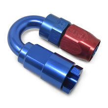 Load image into Gallery viewer, Performance-38In-Sae-Quick-Disc-Female-To--6-Hose-RedBlue-180-Degree-Hose-End