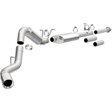 Load image into Gallery viewer, MagnaFlow Exhaust Products 19026 Street Series Polished Cat-Back System for Select Chevrolet Silverado HD, Chevrolet Silverado HD, GMC Sierra HD, GMC Sierra HD