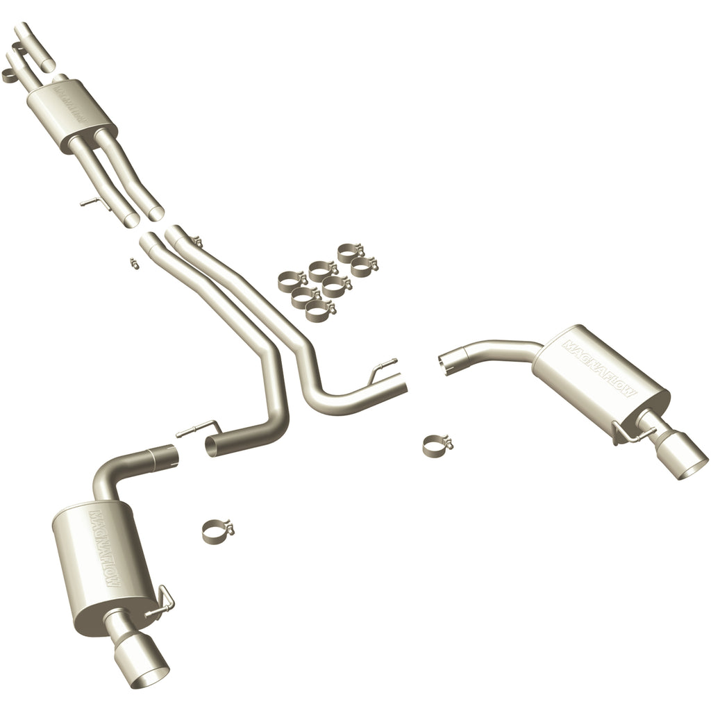 MagnaFlow Exhaust Products 16395 Street Series Polished Cat-Back System for Select Ford Flex
