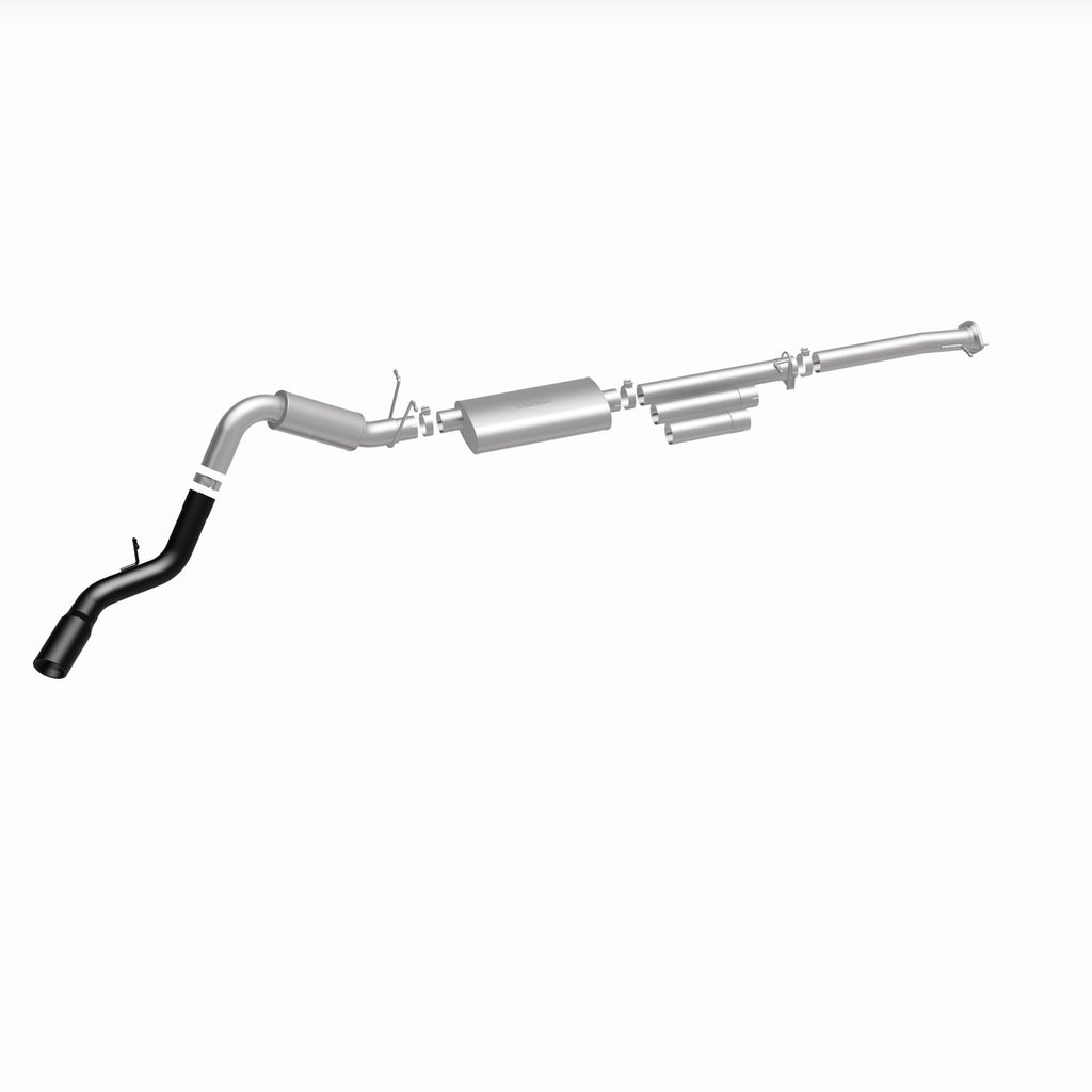 MagnaFlow Exhaust Products 19376 Street Series Black Coated Cat-Back System for Select Chevrolet Silverado HD, Chevrolet Silverado HD, GMC Sierra HD, GMC Sierra HD