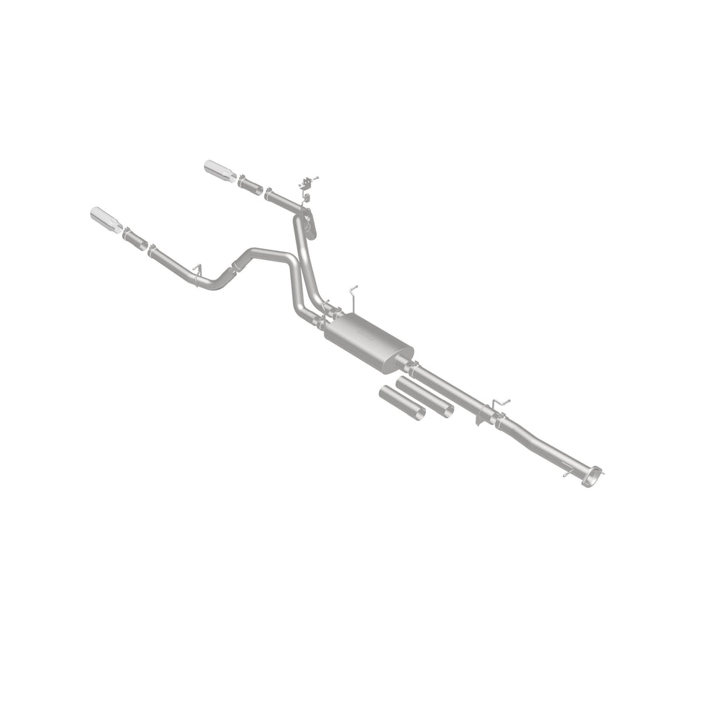 MagnaFlow Exhaust Products 19027 Street Series Polished Cat-Back System for Select Chevrolet Silverado HD, Chevrolet Silverado HD, GMC Sierra HD, GMC Sierra HD