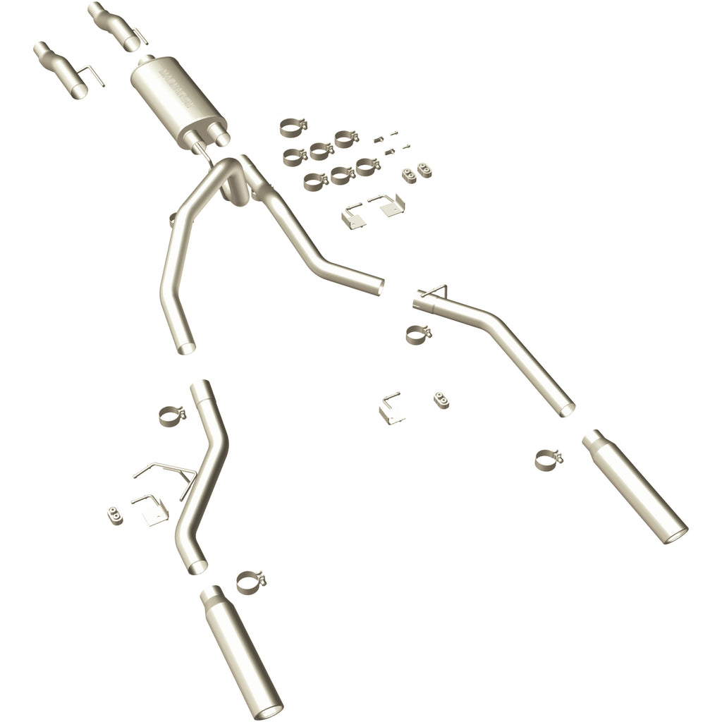 MagnaFlow Exhaust Products 15460 Street Series Polished Cat-Back System for Select Ford F-150