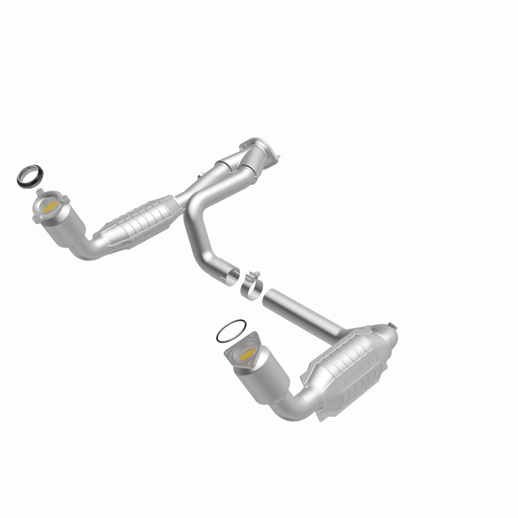 MagnaFlow Exhaust Products 458062 California CARB Direct-Fit Catalytic Converter for Select Cadillac Escalade, Chevrolet Avalanche 1500, Chevrolet Silverado 1500, Chevrolet Suburban 1500, Chevrolet Tahoe, GMC Sierra 1500, GMC Yukon, GMC Yukon XL