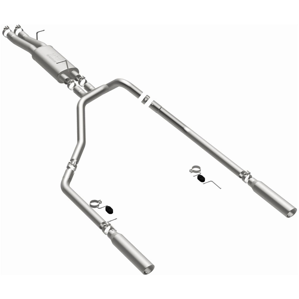 MagnaFlow Exhaust Products 15829 Street Series Polished Cat-Back System for Select Chevrolet Silverado HD, Chevrolet Silverado HD Classic, GMC Sierra HD, GMC Sierra HD Classic